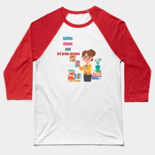 3rd Grade Teacher Baseball T-Shirt